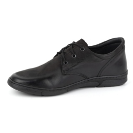 Olivier Zapatos con alzas casual para hombre con cordones, piel, 237KZ + 2,5 cm, negro 2