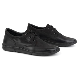 Olivier Zapatos con alzas casual para hombre con cordones, piel, 237KZ + 2,5 cm, negro 3
