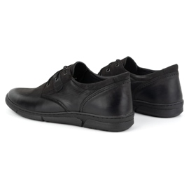 Olivier Zapatos con alzas casual para hombre con cordones, piel, 237KZ + 2,5 cm, negro 5