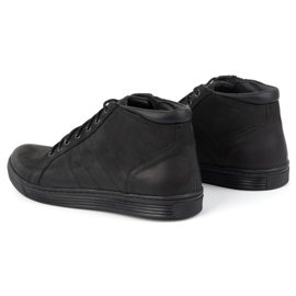 Olivier Botines hombre piel con cordones 311KZ Negro 5
