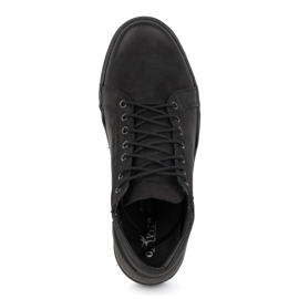 Olivier Botines hombre piel con cordones 311KZ Negro 6