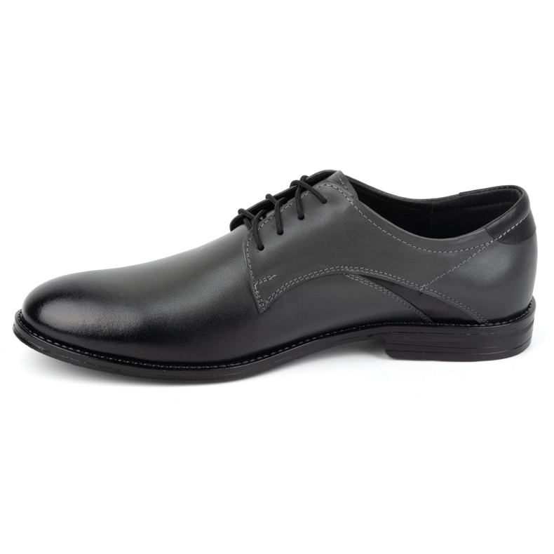 Olivier Zapatos elegantes hombre de piel 253LU gris 1