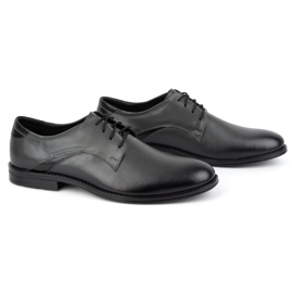 Olivier Zapatos elegantes hombre de piel 253LU gris 3