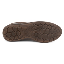 Olivier Zapatos con alzas hombre Casual con cordones piel 237KZ + 2,5 cm Marrón 6