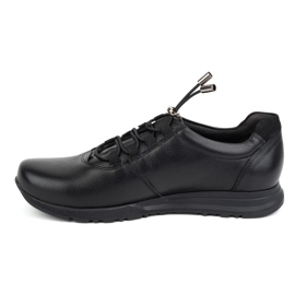 Kampol Zapatos hombre piel 25/5 negro 1