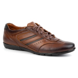 Olivier Zapato sport hombre piel modelo 7004DT marrón 2