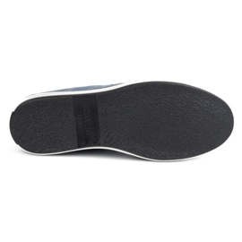 Polbut Zapatos casual hombre piel 1801B, azul marino multicolor 5