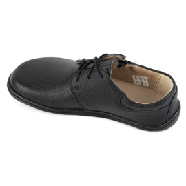 Olivier Zapatos de mujer descalzos minimalistas de piel 1244 negro 7