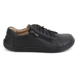 Olivier Zapatos minimalistas de mujer descalzos de piel modelo 1243 negro 1