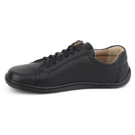 Olivier Zapatos minimalistas de mujer descalzos de piel modelo 1243 negro 2