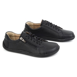 Olivier Zapatos minimalistas de mujer descalzos de piel modelo 1243 negro 3
