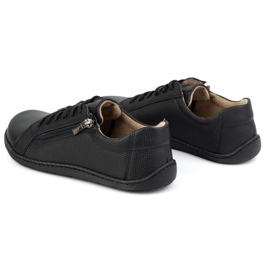 Olivier Zapatos minimalistas de mujer descalzos de piel modelo 1243 negro 5
