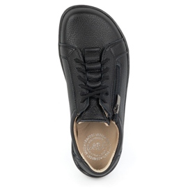 Olivier Zapatos de mujer minimalistas descalzos de piel 1242 negro 7