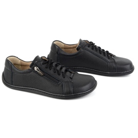 Olivier Zapatos de mujer minimalistas descalzos de piel 1242 negro 8