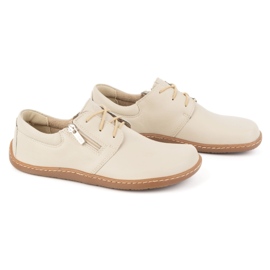 Olivier Zapatos de mujer descalzos minimalistas de piel 1244 beige 4