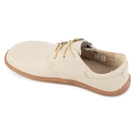 Olivier Zapatos de mujer descalzos minimalistas de piel 1244 beige 7