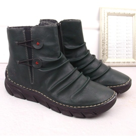 Botas de mujer con aislamiento verde Rieker 55052-54 2