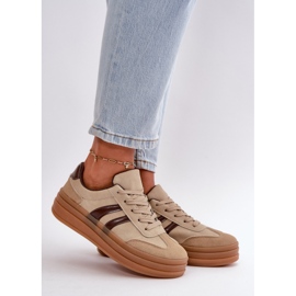 Zapatillas Mujer Plataforma Marrón Nesonice 2