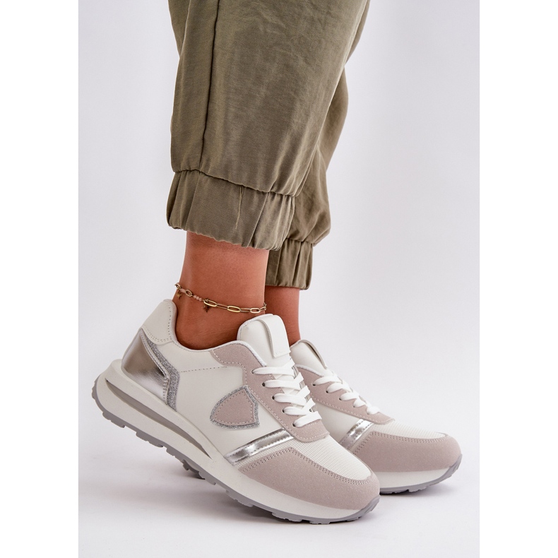 Zapatillas Mujer Con Purpurina Velaniela Blanca blanco 1