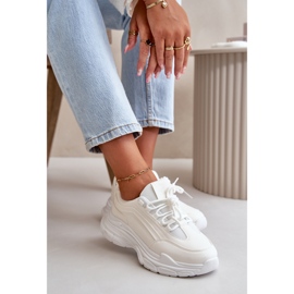 Zapatillas Deportivas de Mujer, Deportivas con Suela Gruesa, Blancas Lerila blanco 6