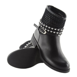 Botas negras mujer pe131p negro 7