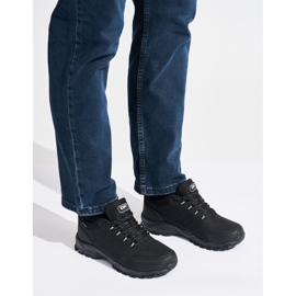 Zapatillas trekking DK hombre negras negro 2