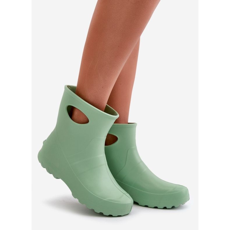 Botas de agua impermeables para mujer LEMIGO Garden 752 Mint verde 1