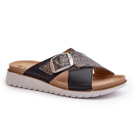 Chanclas Mujer Cómodas Con Hebilla Inblu CN000032 Negro 7
