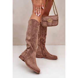 Botas de Mujer Caladas Marrones S.Barski HY42-132 marrón 2