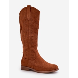 Botas de Mujer Camel Caladas S.Barski HY42-132 marrón 6