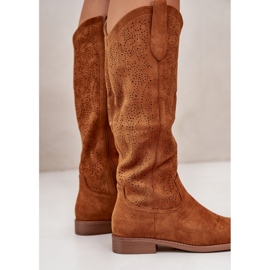 Botas de Mujer Camel Caladas S.Barski HY42-132 marrón 8