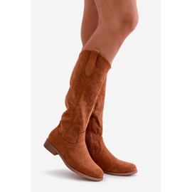 Botas de Mujer Camel Caladas S.Barski HY42-132 marrón 1 Botas de Mujer Camel Caladas S.Barski HY42-132 marrón 1