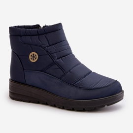 News Botas de nieve aislantes para mujer, azul marino 4