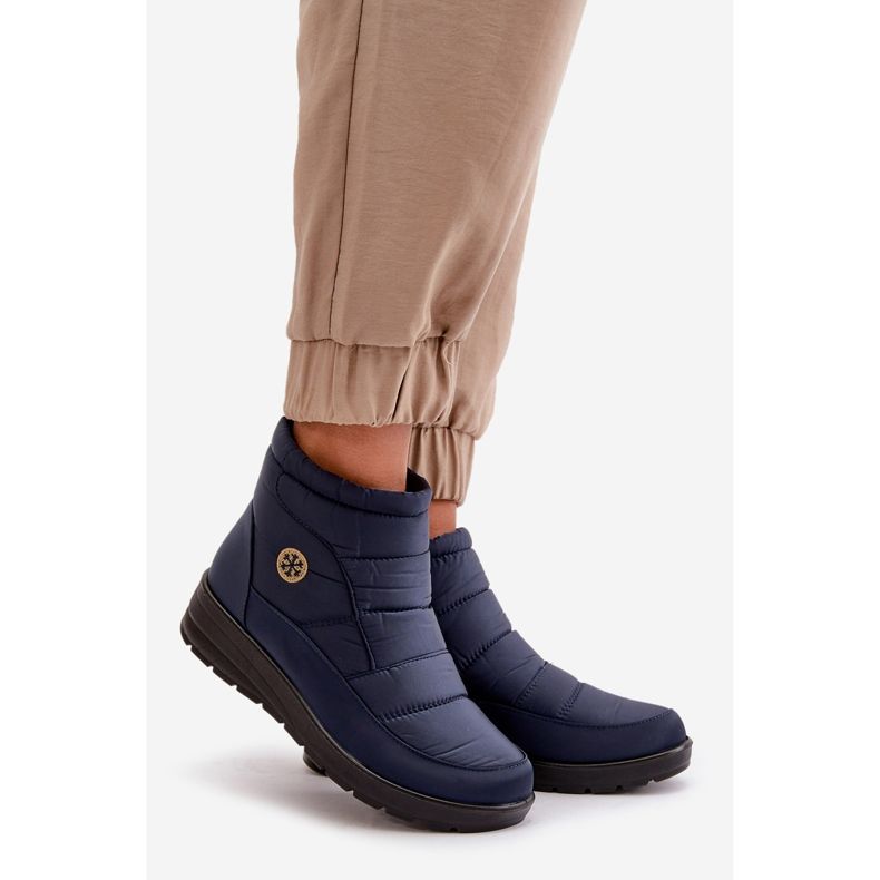 News Botas de nieve aislantes para mujer, azul marino 1