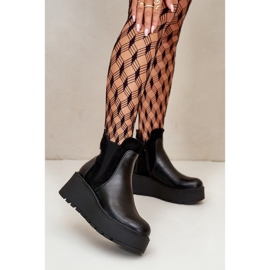 Botas Aislantes De Mujer Con Plataforma Y Cuña Negro Mivanira 2