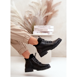 Botas Bajas Aislantes De Mujer En Piel Ecológica, Negro Erisabelle 8