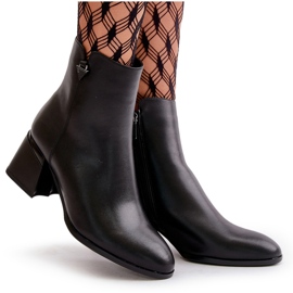 Botas de Mujer Elegantes Aislantes Fabricadas en Piel Natural, Negras Vinceza 77106 negro 10