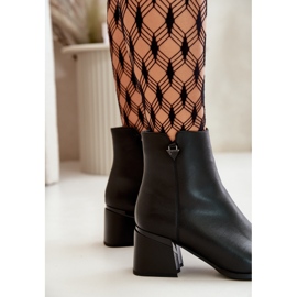 Botas de Mujer Elegantes Aislantes Fabricadas en Piel Natural, Negras Vinceza 77106 negro 5