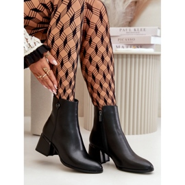 Botas de Mujer Elegantes Aislantes Fabricadas en Piel Natural, Negras Vinceza 77106 negro 8