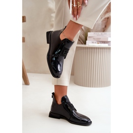 Zapatos Slip-On Mujer Charol Fabricados en Piel Natural, Negro Vinceza 91120 6