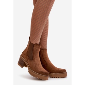 Botas Aislantes De Mujer Con Tacón Alto Ante Ecológico Marrón Irissinae 1 Botas Aislantes De Mujer Con Tacón Alto Ante Ecológico Marrón Irissinae 1