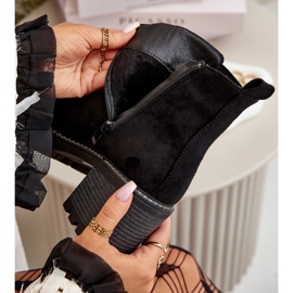 Botas Aislantes De Mujer Con Tacón Alto Ante Ecológico Negro Irissinae 2