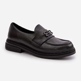 Zazoo 20174 Zapatos Planos Mujer Piel Elegante, Negro 4
