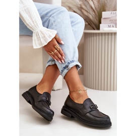 Zazoo 20174 Zapatos Planos Mujer Piel Elegante, Negro 8