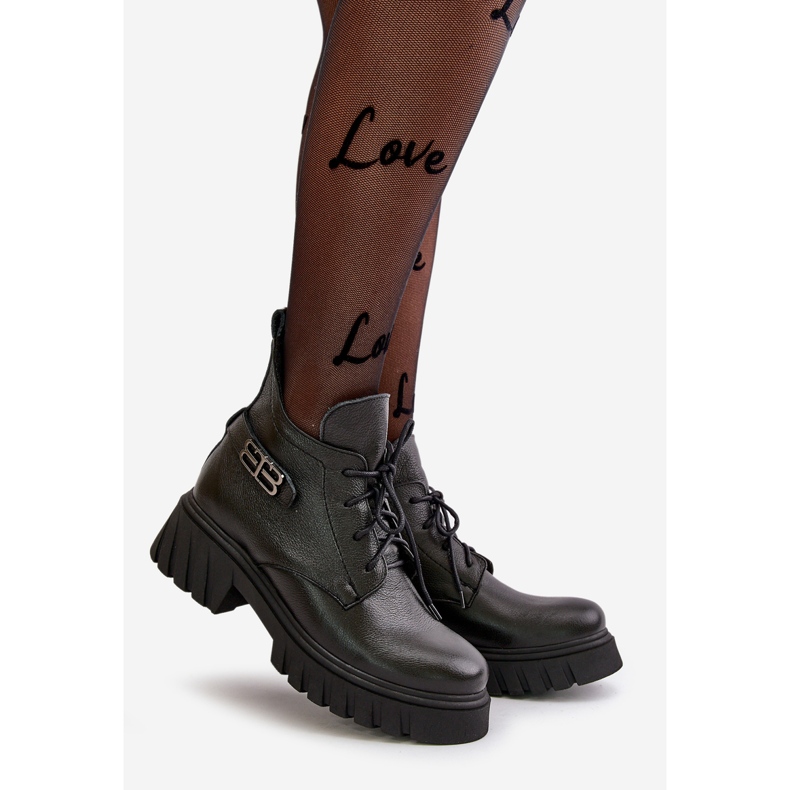 Zazoo 60483 Botas bajas de mujer en piel, aislantes, negro 1 Zazoo 60483 Botas bajas de mujer en piel, aislantes, negro 1