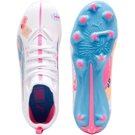 Zapatillas de fútbol Puma Ultra 5 Match Up FG/AG 108065 01 blanco 4