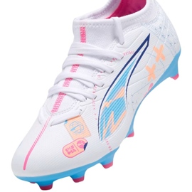 Zapatillas de fútbol Puma Ultra 5 Match Up FG/AG 108065 01 blanco 5