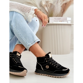Zapatillas Deportivas Aislantes De Mujer Con Plataforma Negro Ariatte 7