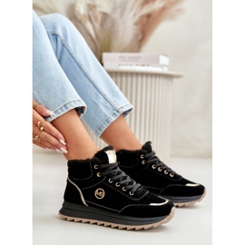 Zapatillas Deportivas Aislantes De Mujer Con Plataforma Negro Ariatte 8