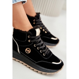 Zapatillas Deportivas Aislantes De Mujer Con Plataforma Negro Ariatte 9
